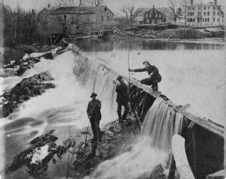 Wadleigh Falls, Lee NH, Photo courtesy of Lee Heritage Comission
